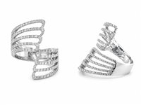 Ringe Recarlo Dame in Gold Diamante ZQ 447/B